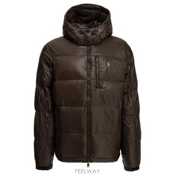 26FW 폴로 랄프로렌 고햄 글로시 다운 자켓 710968281500NUTMEG BROWN GLOSSY