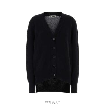 26FW 질샌더 스웨터 J02HP0009J13206 001 Black