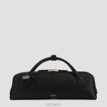 26FW 알라이아 르 테켈 스웨이드 고트스킨 클러치 AA1S06026A024 999 NOIR