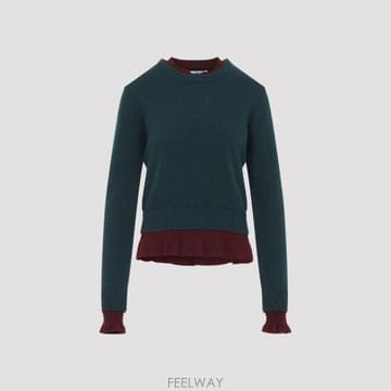 26FW 아크네 스튜디오 스웨터 A60707 AAX DARK GREEN