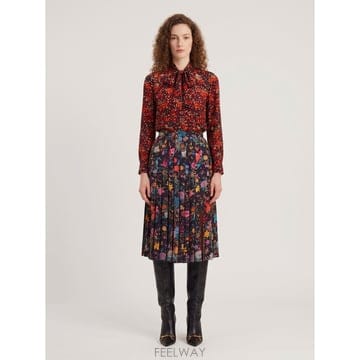 26 F/W 구찌 프린트 실크 미디 스커트 865115ZAU22106 B0022323789