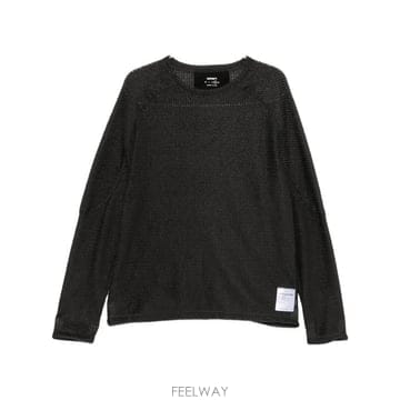 새티스파이 긴팔 티셔츠 DARK GREY