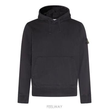 26FW 스톤 아일랜드 와펜 패치 후드 집업 L2S156100061S0051 V0062 GREY