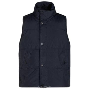 26FW 스톤 아일랜드 퀼팅 로고 패치 패딩 베스트 L2S15G100010S0A23 V0020 NAVY