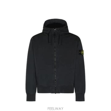 26FW 스톤 아일랜드 오가닉 코튼 플리스 와펜 집업 후드 티셔츠 L2S156100009S0051 V002A