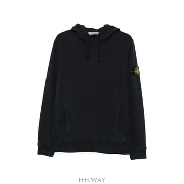 26FW 스톤 아일랜드 오가닉 코튼 플리스 후드 L2S156100048S0A20 V0020 NAVY