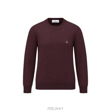 26FW 비비안웨스트우드 알렉스 니트 27010012Y005E D408 DARK MAHOGANY