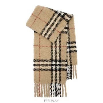 26 F/W 버버리 체크 부클레 스카프 8118013/B9719 B0012322767
