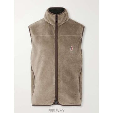 몽클레어 LOGOAPPLIQUED GABARDINETRIMMED 후 B0082323262