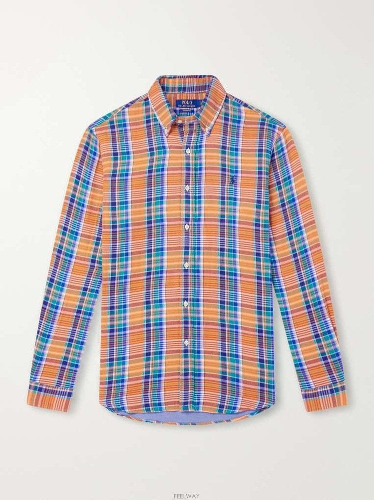 Ralph Lauren ���� �����η� ��ư�ٿ� ī�� üũ ��ư ���� 710B30144 B0082323477���� �����η� ��ư�ٿ� ī�� üũ ��ư ���� 710B30144 B