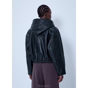 26 F/W 스포츠막스 후드 레더 자켓 2622446012600 00 B0112323146