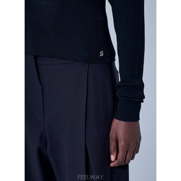 26 F/W 스포츠막스 리브드 니트 스웨터 2622366162600  B0112323152