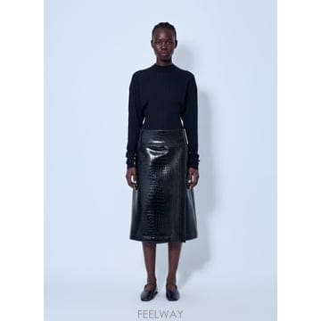 26 F/W 스포츠막스 AQUILE 엠보시드 미디 스커트 262210 B0112323156
