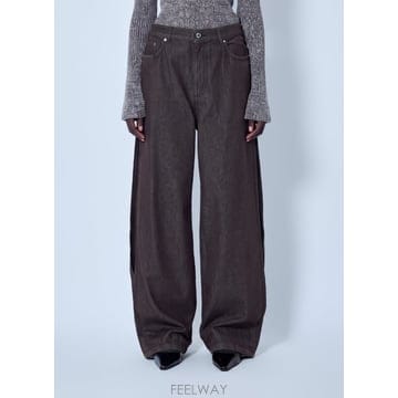 26 F/W 스포츠막스 BEATI 데님 팔라쪼 트라우저 2622186 B0112323163