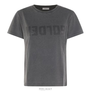 골든구스 ANTHRACITE 코튼 티셔츠 GWP01221P00067 B1042319282