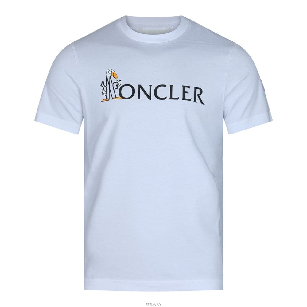 Moncler ��Ŭ���� ȭ��Ʈ ��ư �귣�� Ƽ���� L20918C0003389B8U B1042319023��Ŭ���� ȭ��Ʈ ��ư �귣�� Ƽ���� L20918C0003389B8U B