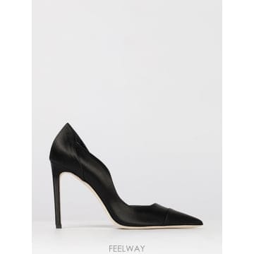 [A6] 지미추 BRIGITTE100SAT 여성 펌프스 BRIGITTE100SAT-BLACK