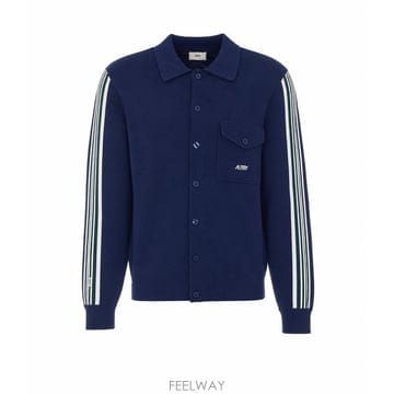 26 F/W 오트리 로고 니트 셔츠 자켓 JAPM/026T B0012323958