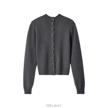 26FW 르메르 가디건 PO0041 LK1062502 DARK GREY