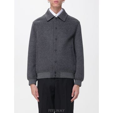 펜디 더블 울 봄버 자켓 Dark grey