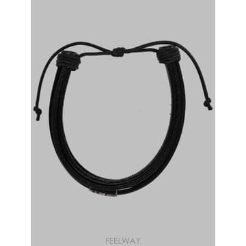 26FW 생로랑 브레이슬릿 820441 AAEKE1000 BLACK