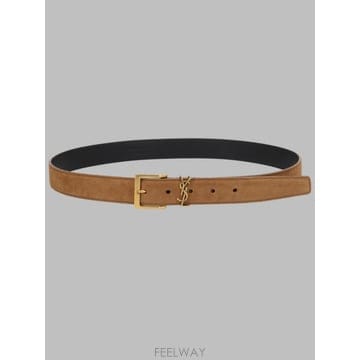 26FW 생로랑 벨트 864585 AAG6E2916 BROWN