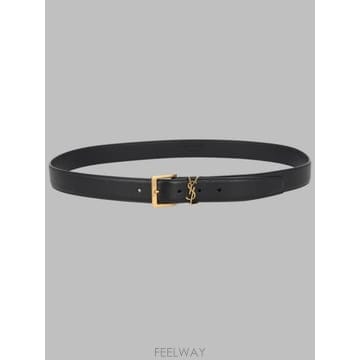 26FW 생로랑 벨트 864585 BOO0W1000 BLACK