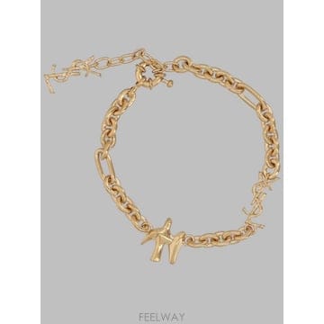 26FW 생로랑 팔찌 A003IR Y15007006 GOLD