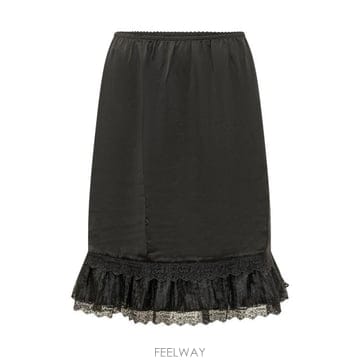 26FW 가니 스커트 A1090315 099 BLACK
