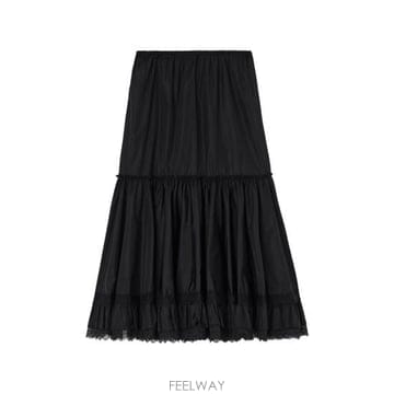 26FW 가니 스커트 A1090334 099 BLACK
