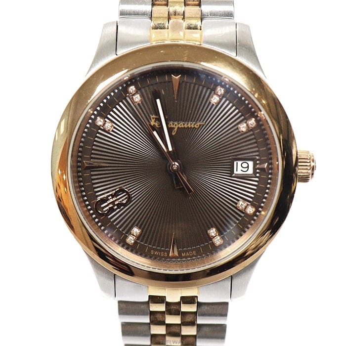 Ferragamo ��󰡸� SFCU00419 33MM ��ƿ ���� ������ PVD 14P ���̾� DUO ��� �����ð���󰡸� SFCU00419 33MM ��ƿ ���� ������ PVD 14P ��