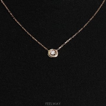 까르띠에 B7224900 18K삼색골드 트리니티 1P다이아 네크리스 여성 목걸이aa67698