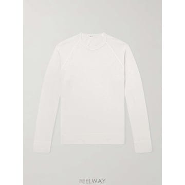 26 FW 제임스펄스 화이트 수피마 코튼 저지 스웻셔츠 TP581688633