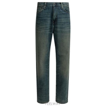 Carhartt [V90]Į��Ʈ I036728014Q ���� ���� û���� �� Aaron Wide leg jeans[V90]Į��Ʈ I036728014Q ���� ���� û���� �� Aaron Wide