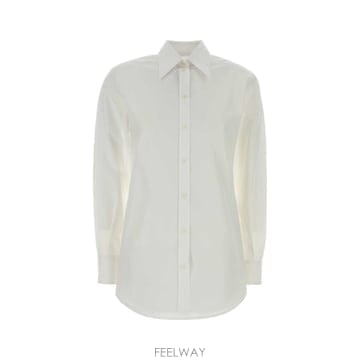 [X45]돌체앤가바나 F5U89TFU5WO W0800 여성 셔츠 남방 블라우스 White poplin shi