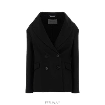 [X45]발렌시아가 A009M7TSU22 1000 여성 자켓 베스트 다운베스트 질렛 Black wool bl