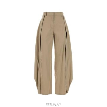 [X45]로에베 S359Y04XJ9 BEIGE 여성 조거팬츠 트랙팬츠 와이드 면바지 팬츠 Beige cott