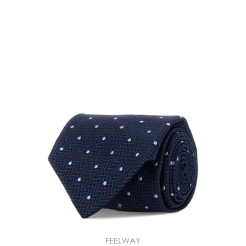 Brioni [X45]�긮���� O61D00OD496 4149 ���� ��Ÿ�� ��Ÿ�� Embroidered silk tie[X45]�긮���� O61D00OD496 4149 ���� ��Ÿ�� ��Ÿ�� Embr