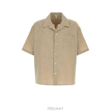Loewe [X45]�ο��� H526Y05WH7 BEIGE ���� ���� ���� ���� ���� Sand wool blend shi[X45]�ο��� H526Y05WH7 BEIGE ���� ���� ���� ���� ���� 