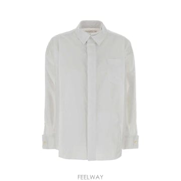 Sacai [X45]��ī�� 2608741 151 ���� ���� ���� ����콺 White poplin shirt[X45]��ī�� 2608741 151 ���� ���� ���� ����콺 White 