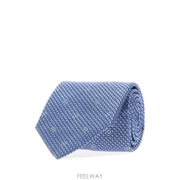 Brioni [X45]�긮���� O61D00OD439 4890 ���� ��Ÿ�� ��Ÿ�� Embroidered silk tie[X45]�긮���� O61D00OD439 4890 ���� ��Ÿ�� ��Ÿ�� Embr