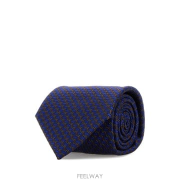 Brioni [X45]�긮���� O61D00OD431 4120 ���� ��Ÿ�� ��Ÿ�� Embroidered silk tie[X45]�긮���� O61D00OD431 4120 ���� ��Ÿ�� ��Ÿ�� Embr