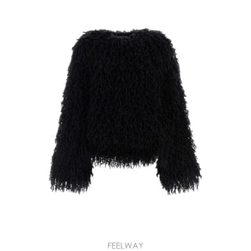 [X45]펜디 FZJ625B1II F0QA1 여성 자켓 베스트 다운베스트 질렛 Black boucle jac