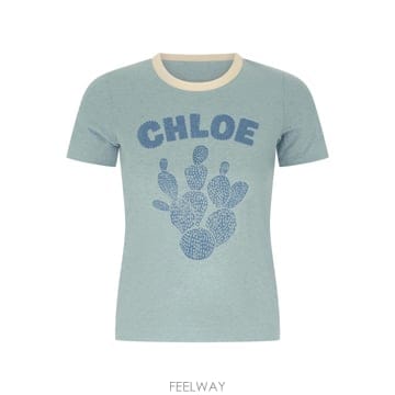 [W63]끌로에 CH26WJH08787 40J 여성 티셔츠 상의 탑 T SHIRT