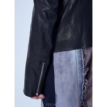 26 F/W 릭오웬스 레더 RELEASE 자켓 RU02F4745 LG B0112324388
