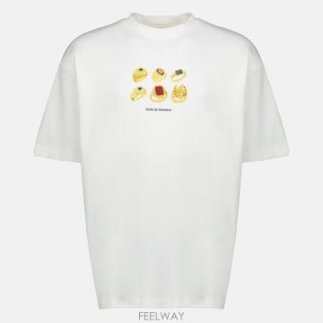[A7] 드롤 드 뮤스 M-TS341-CO002-OW 티셔츠 탑 상의 남성 M-TS341-CO002-OW A