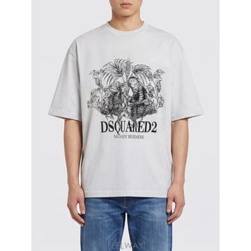 [A6] 디스퀘어드2 S74GD1545D20106 남성 티셔츠 S74GD1545D20106-100