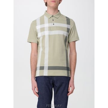 바버 남성 폴로 그린