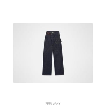 인더샵 JW ANDERSON JW 앤더슨 네이비 데님 팬츠
