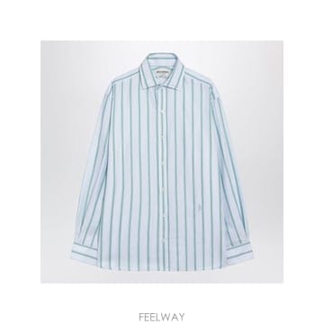 인더샵 JW ANDERSON JW 앤더슨 블루 스트라이프 셔츠